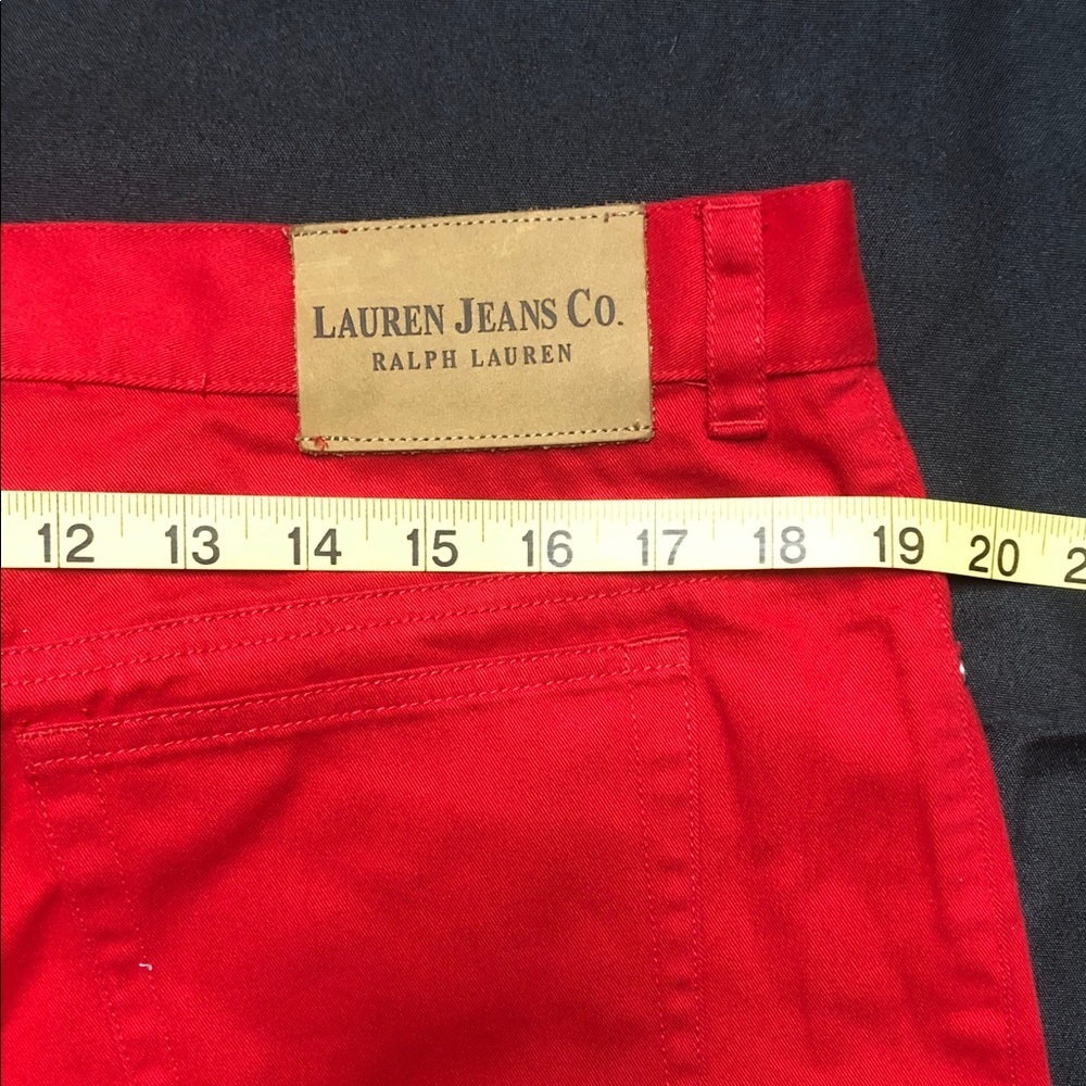 Ralph Lauren Vibrant Red Jeans - Picture 8 of 10